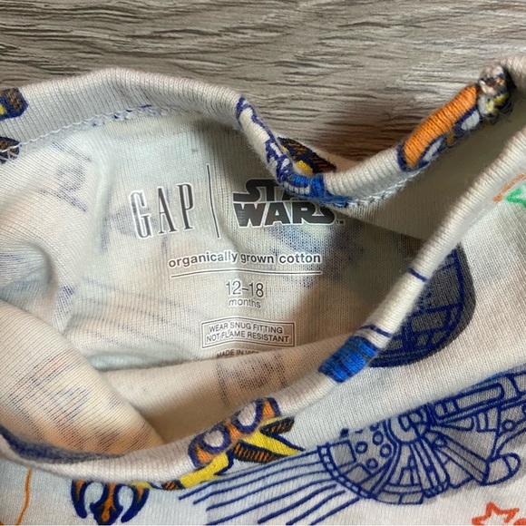 Gap Star Wars 12-18 months‎ Pajamas Long sleeve pants 100% cotton - Picture 3 of 7